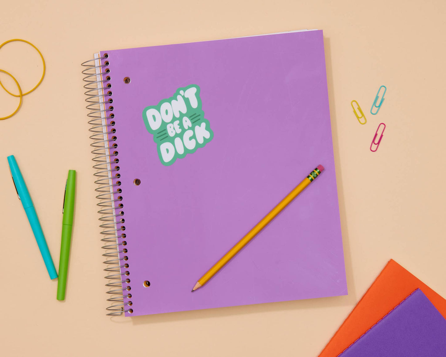 Don't Be A Dick Vinyl Sticker