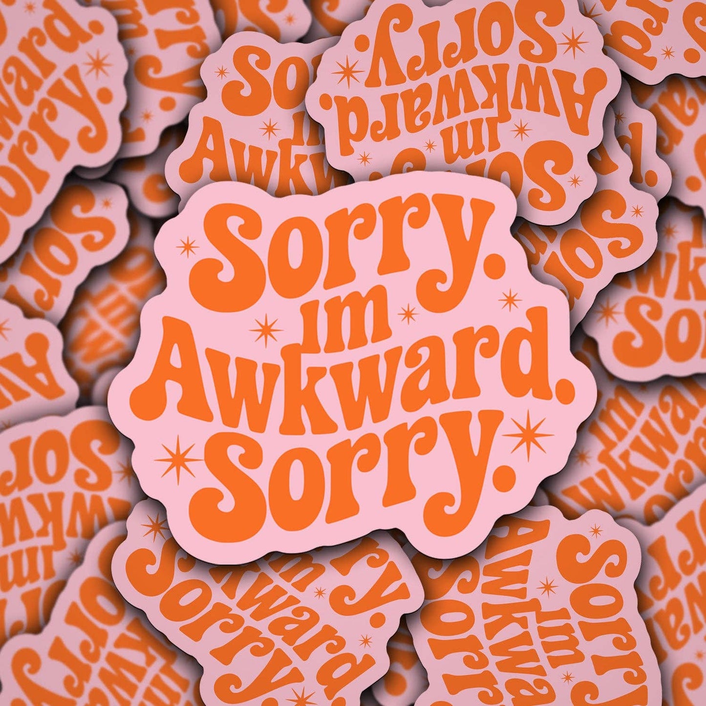 Sorry I'm Awkward Sorry Sticker