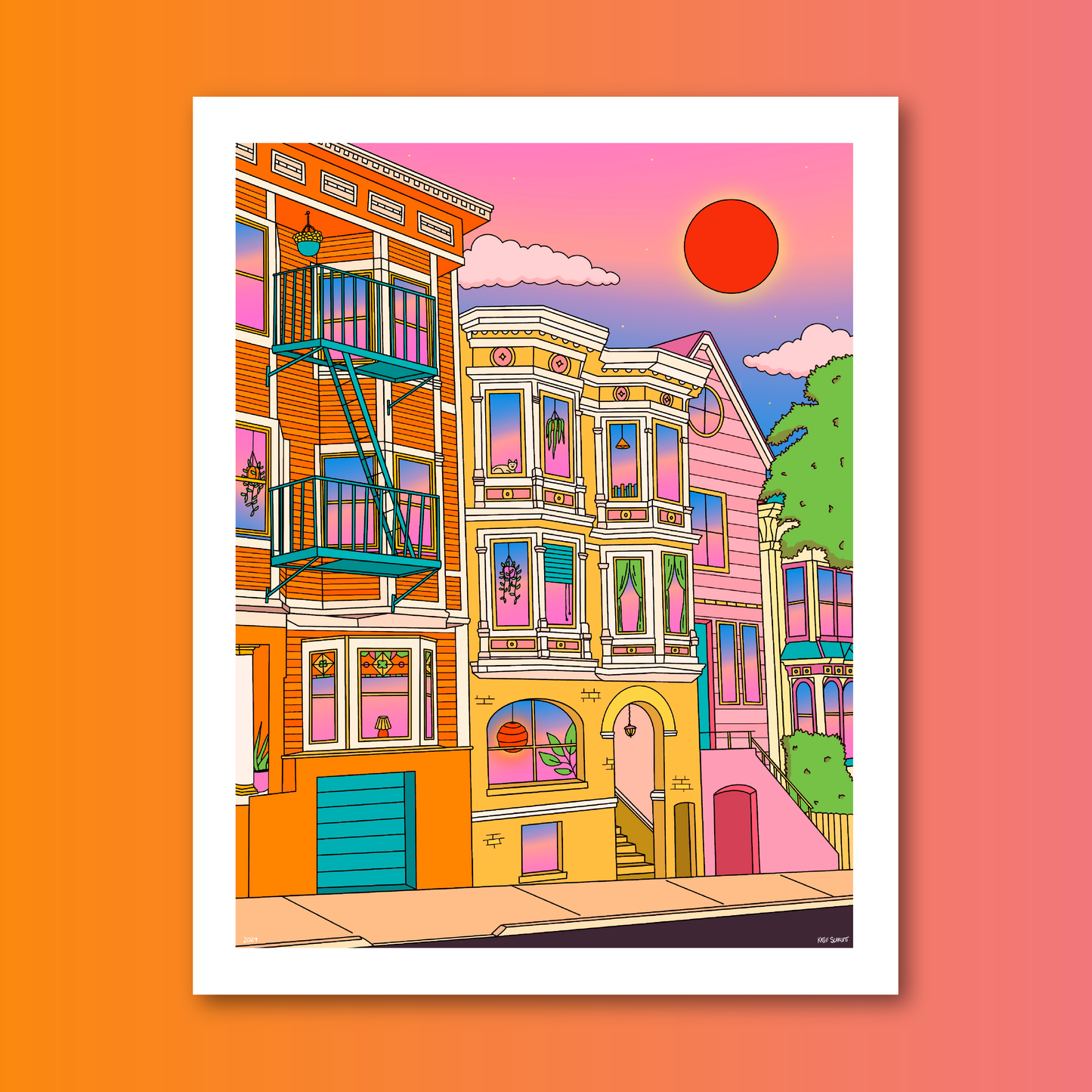 Lower Haight San Francisco Art Print