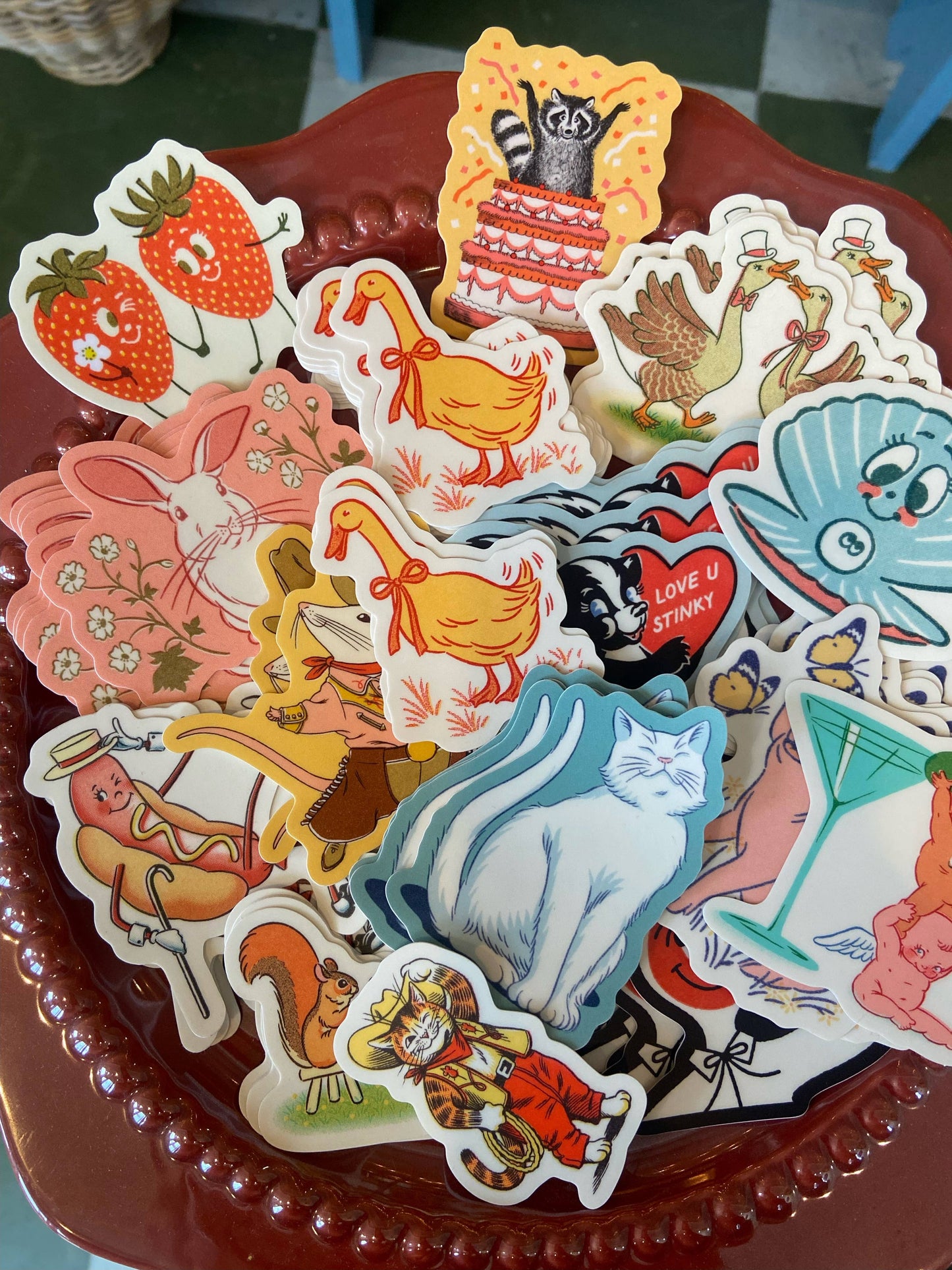 Quacky the Duck Sticker