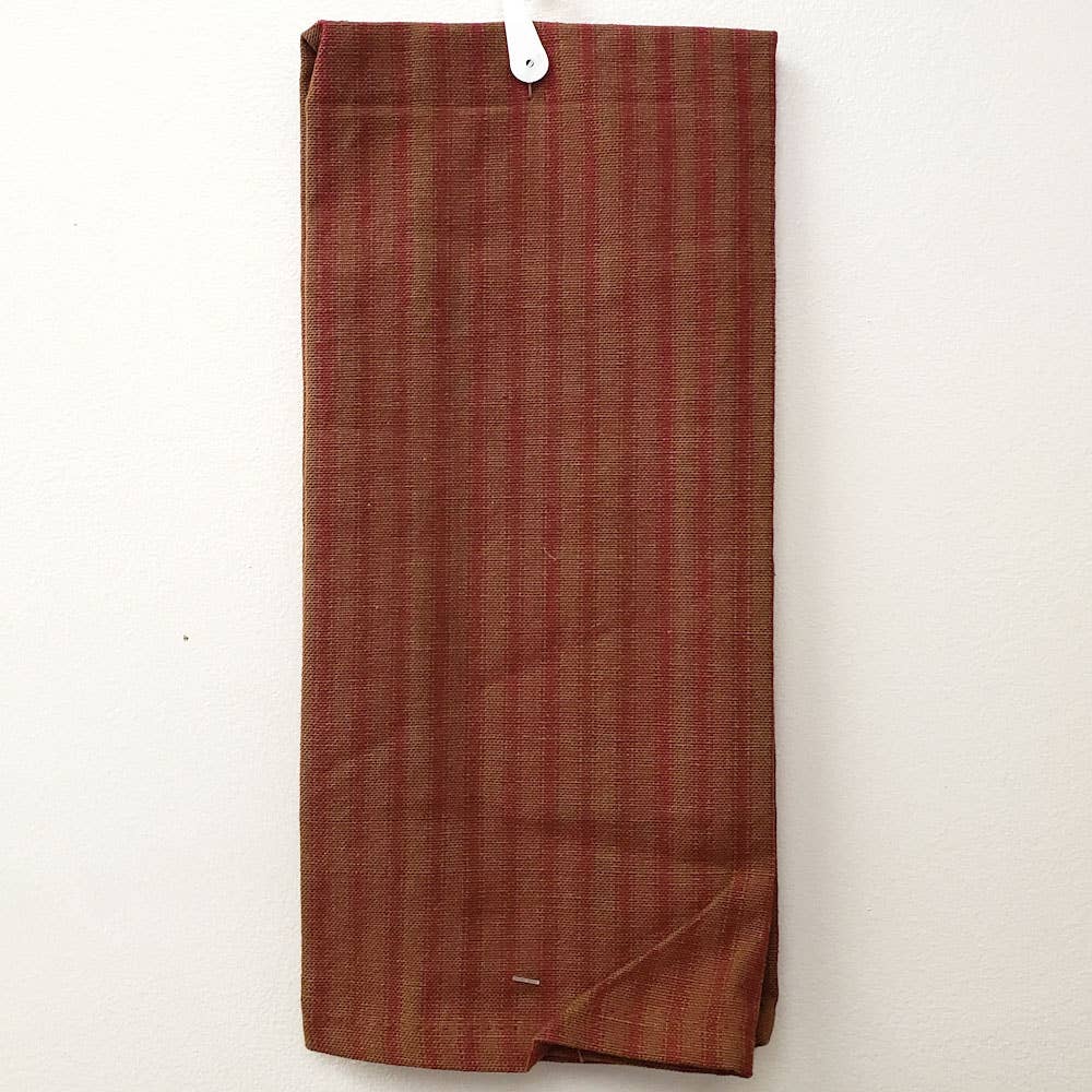 Red Ticking Kitchen Towel