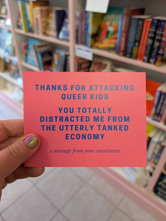 Thanks For Attacking Queer Kids, You Totally Distracted Me