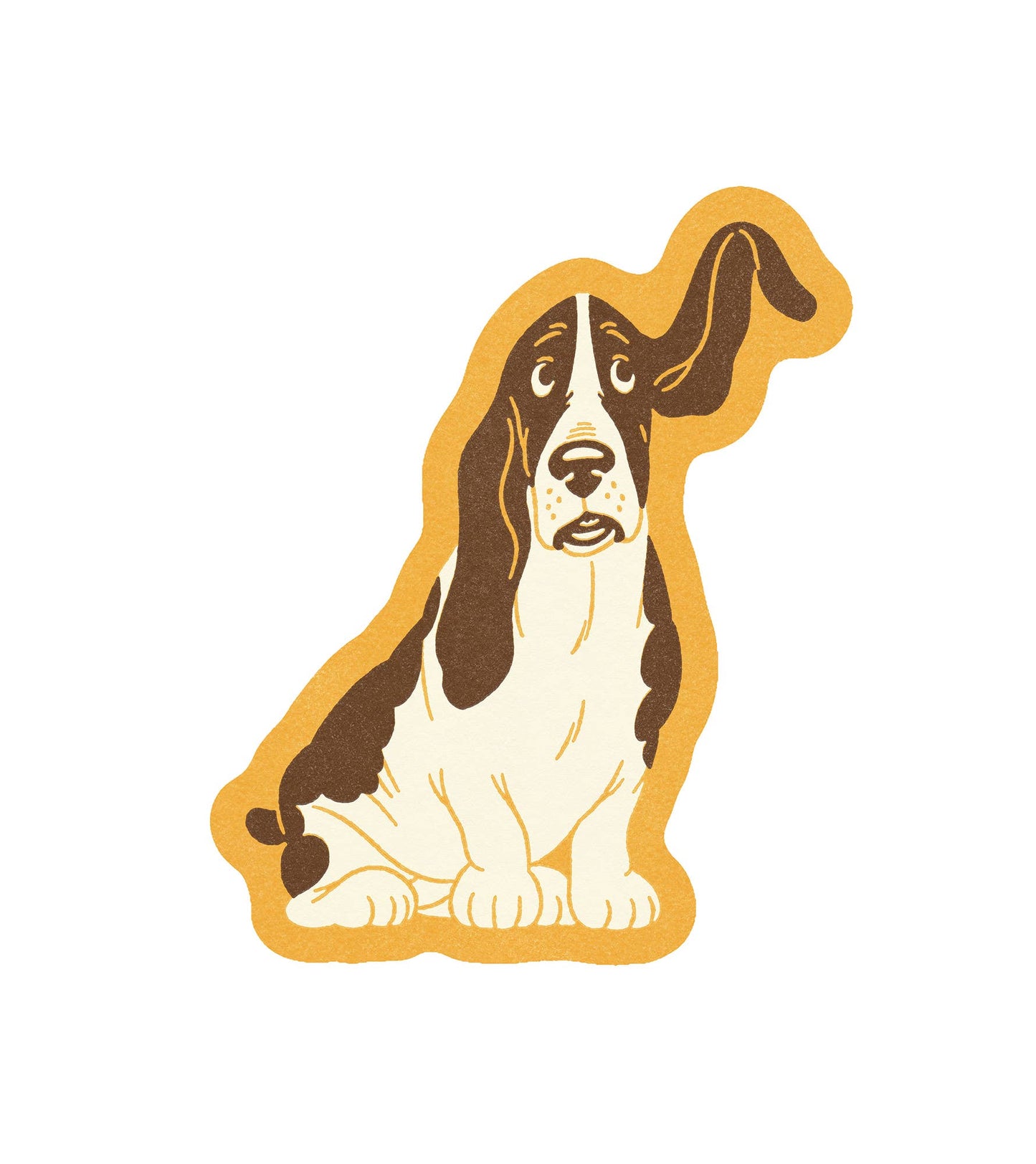 Basset Hound Sticker