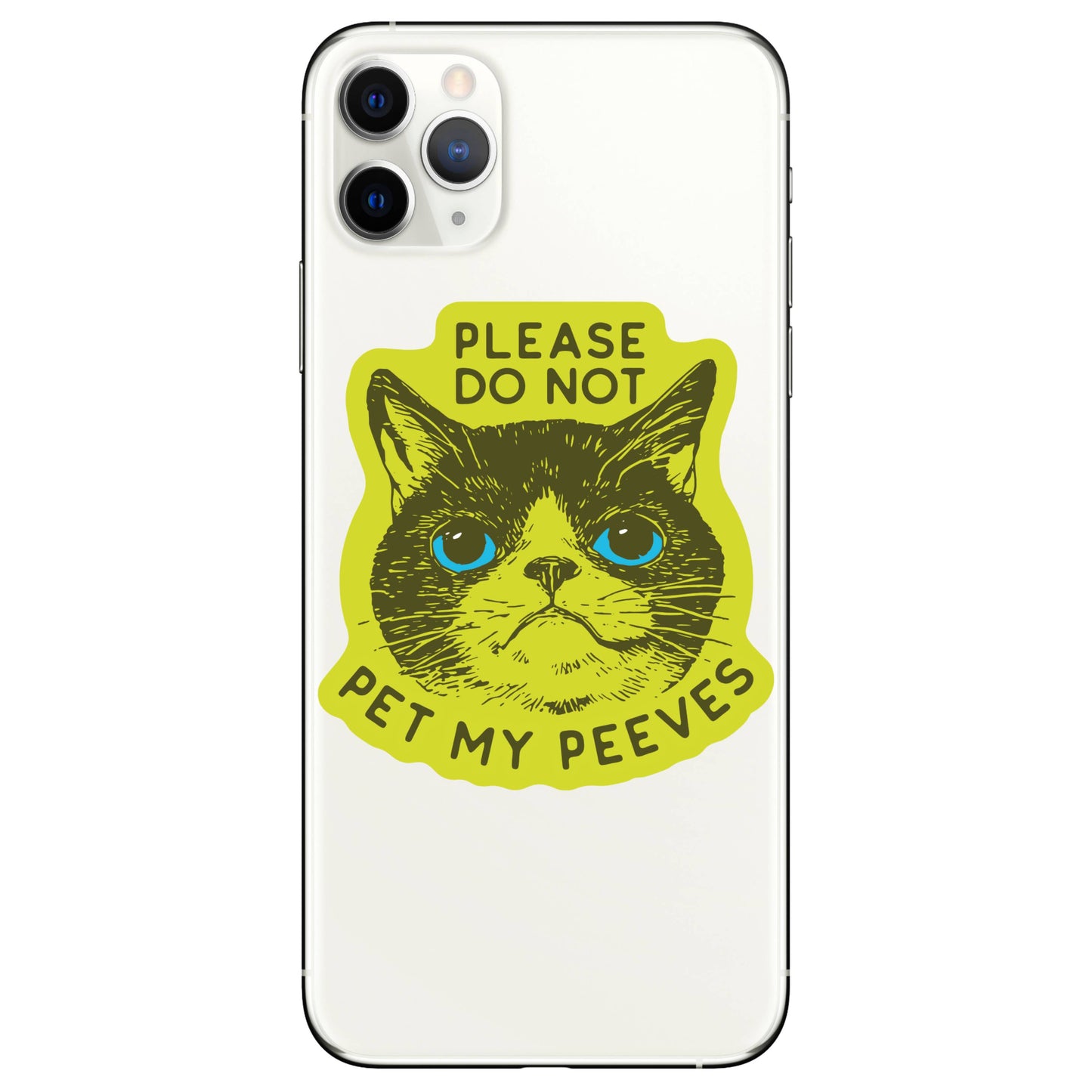 Pet Peeves Vinyl Sticker