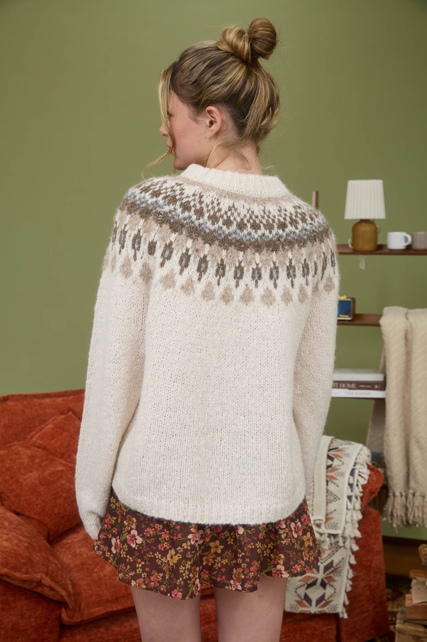 Fair Isle Knit Sweater