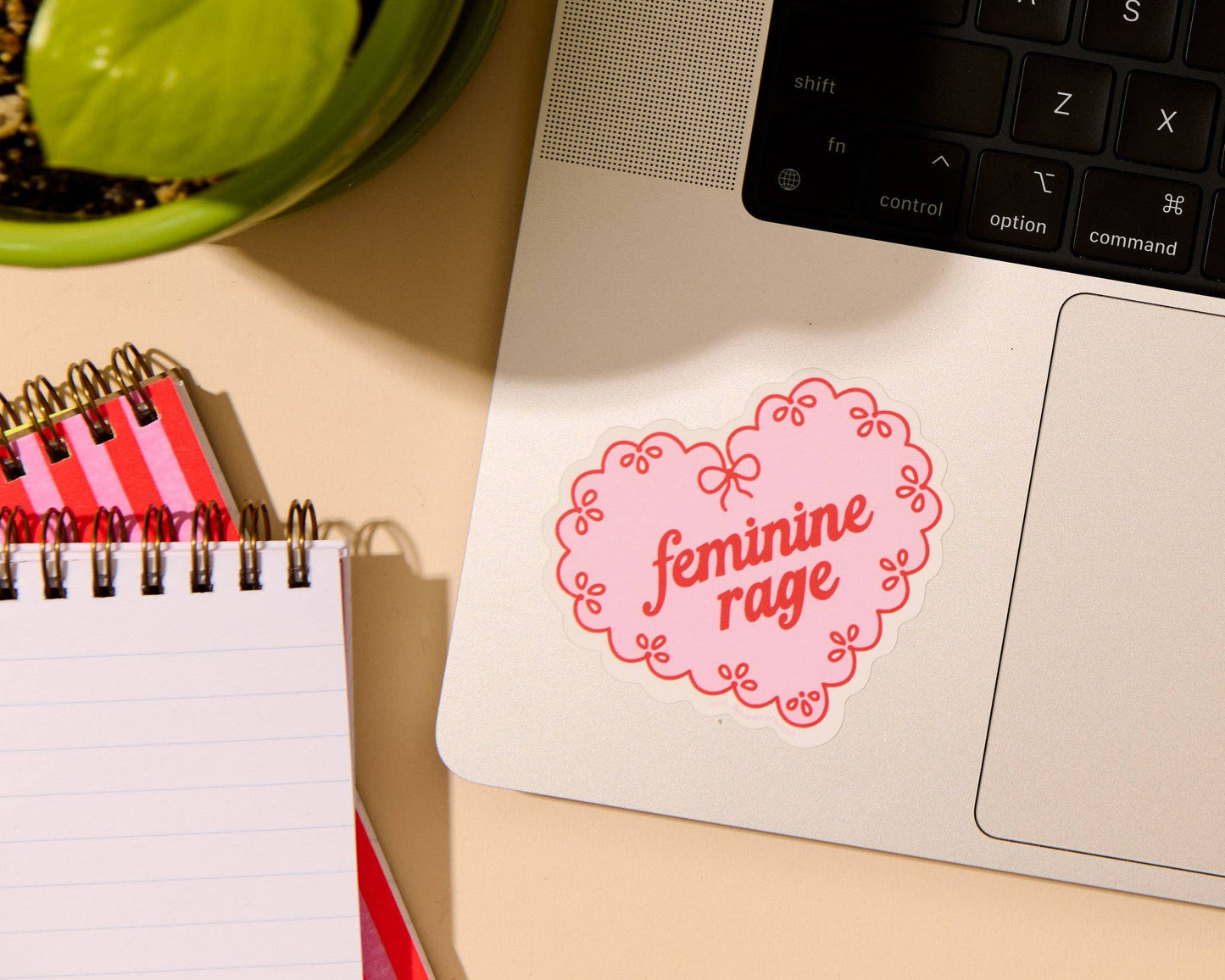 Feminine Rage Vinyl Sticker