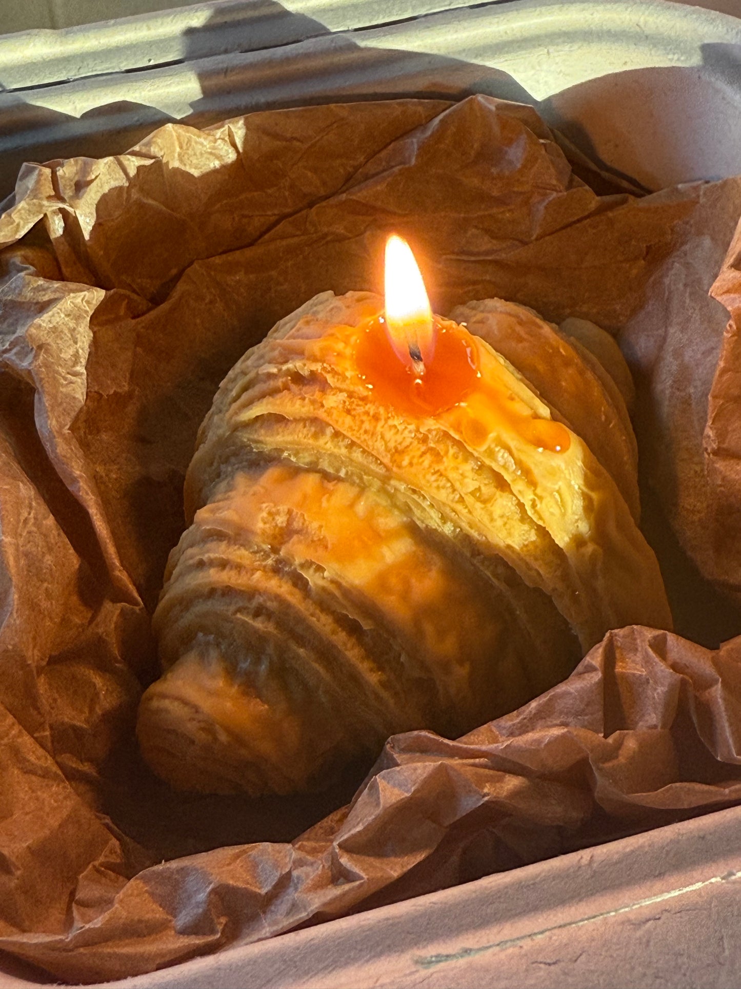 Croissant Candle