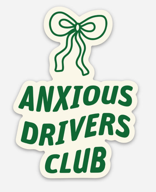 Anxious Driver Sticker