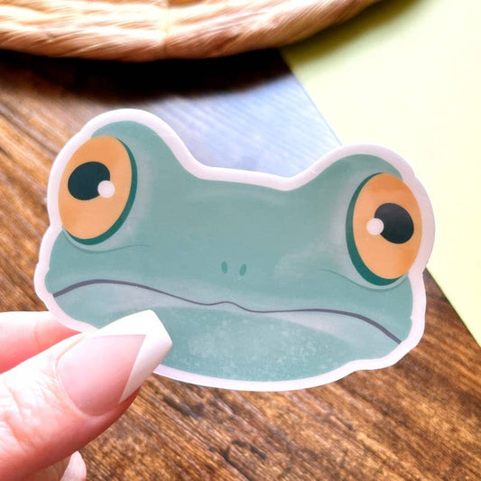Frog Face Sticker