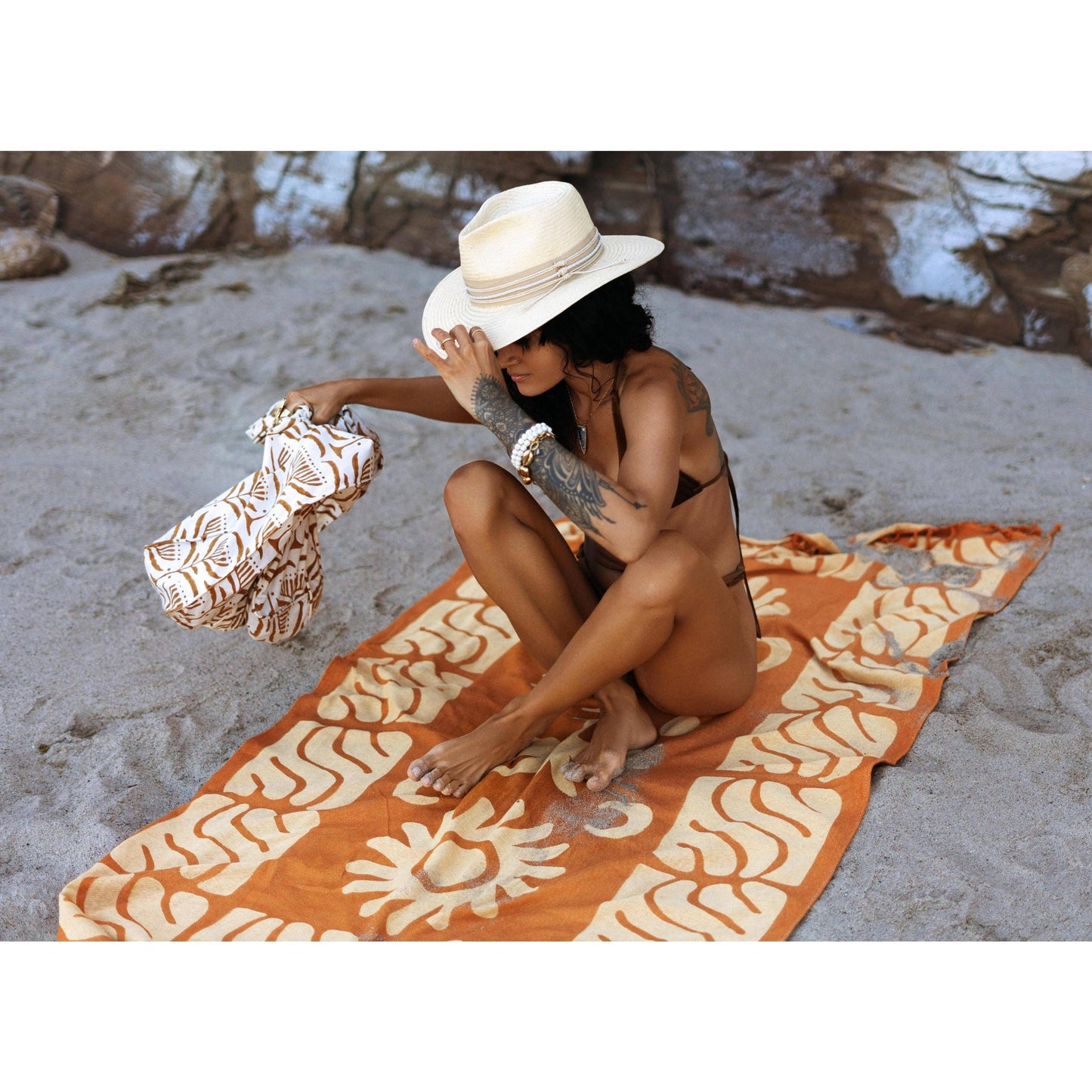 'Elements Of Existence' Turkish Towel
