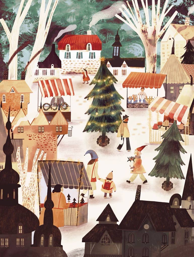 Christmas Market - 1000 Piece Jigsaw Puzzle