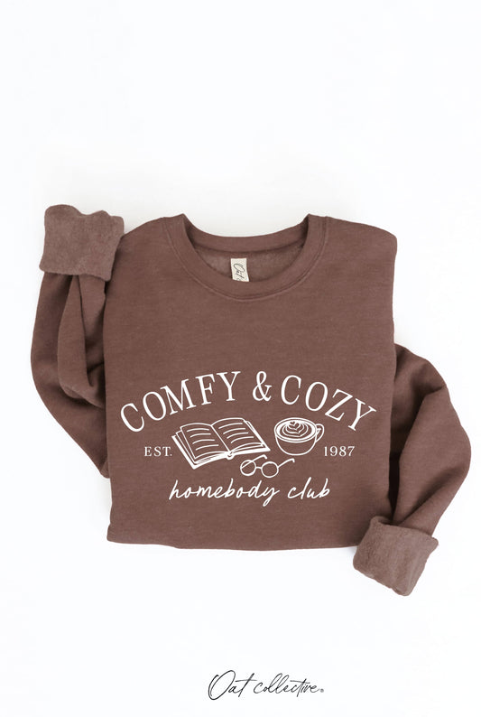 Comfy & Cozy Homebody Crewneck