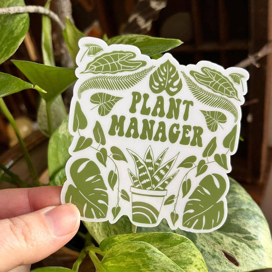 Plant Manager Sticker