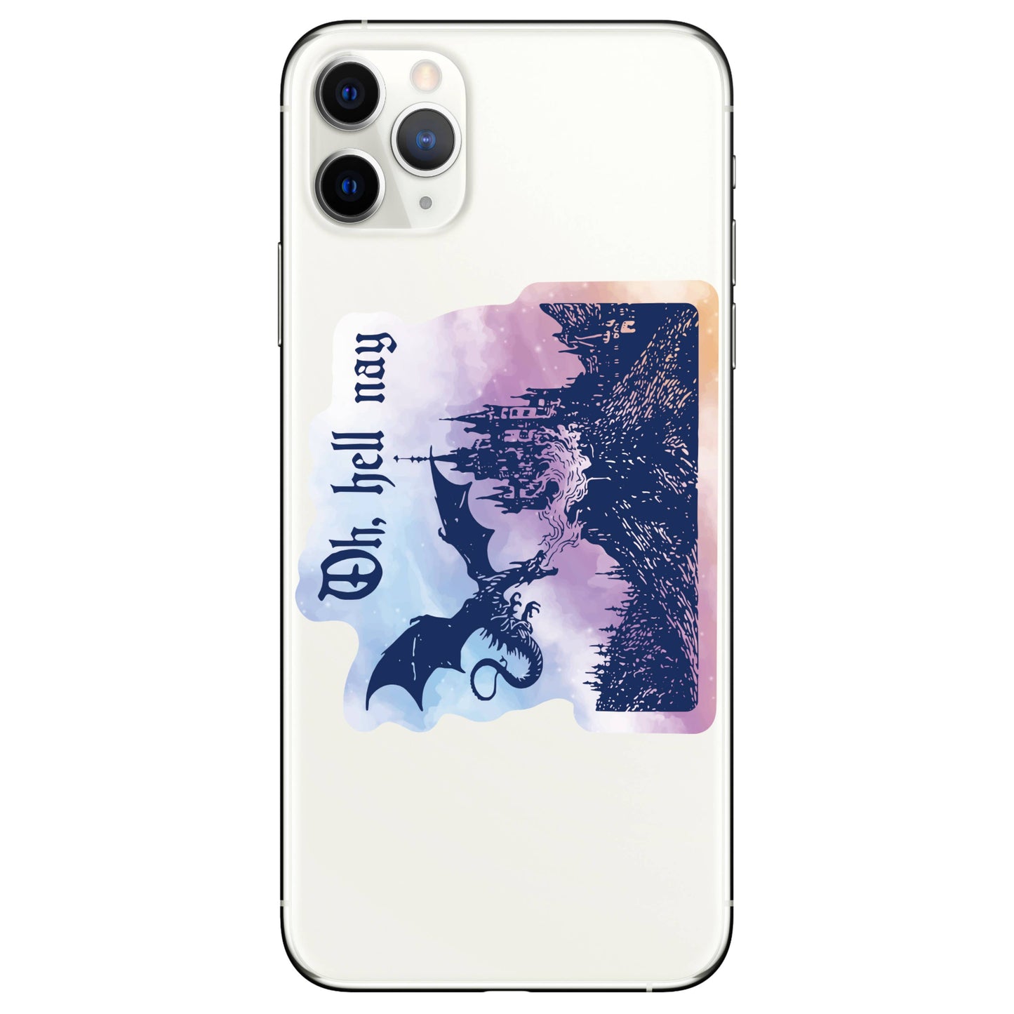 Oh, Hell Nay Vinyl Sticker