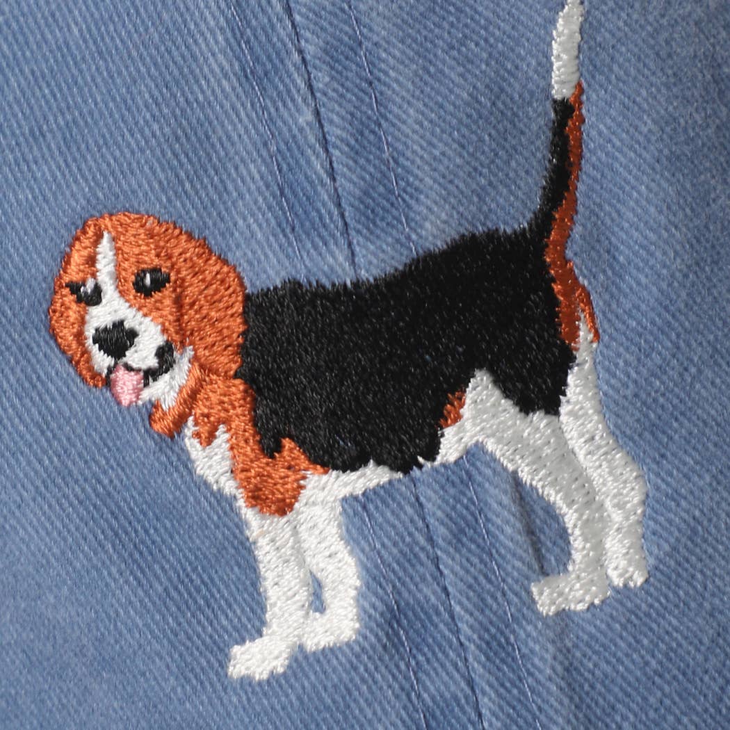 Beagle Embroidery Baseball Cap