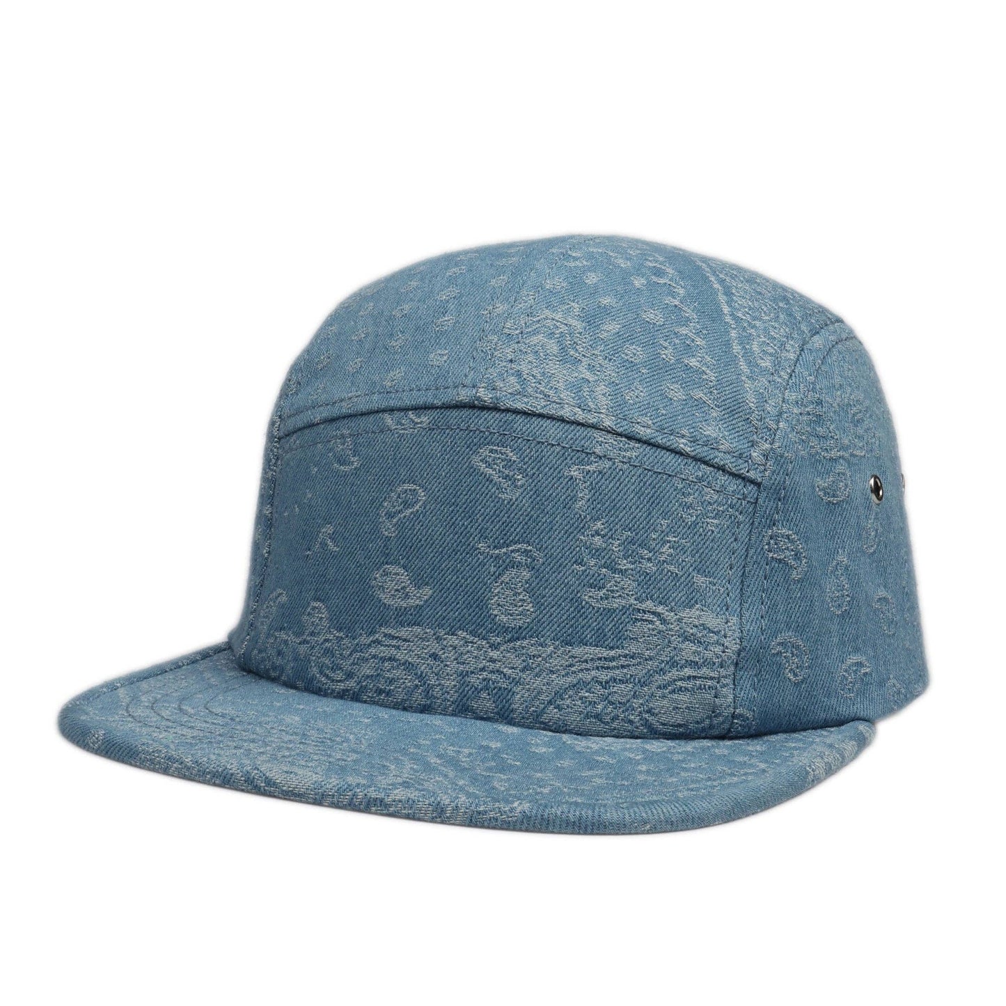 Washed Denim 5-Panel Hat