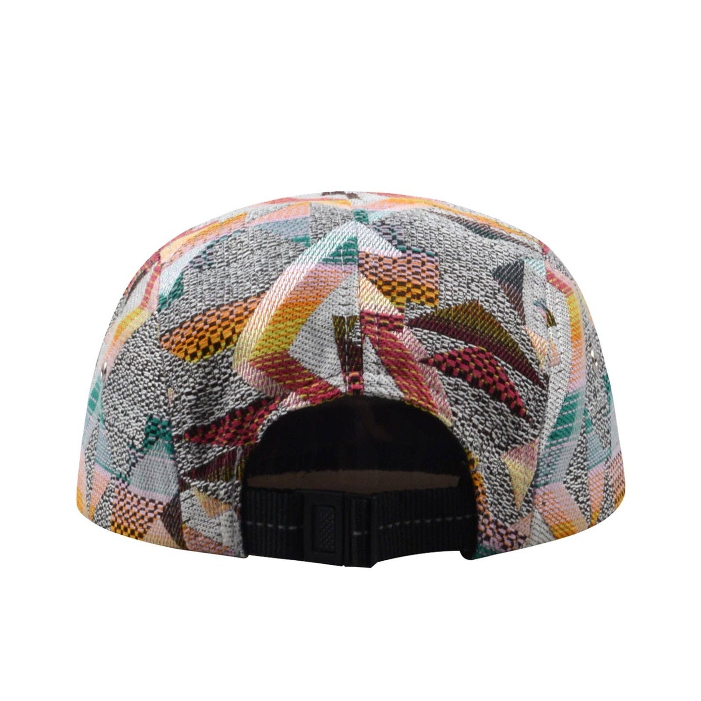 Patchwork Jacquard 5-Panel Hat