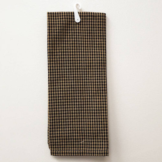 Black Small Check Kitchen Towel