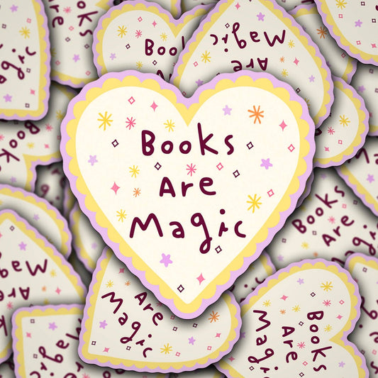 Books Are Magic Sticker