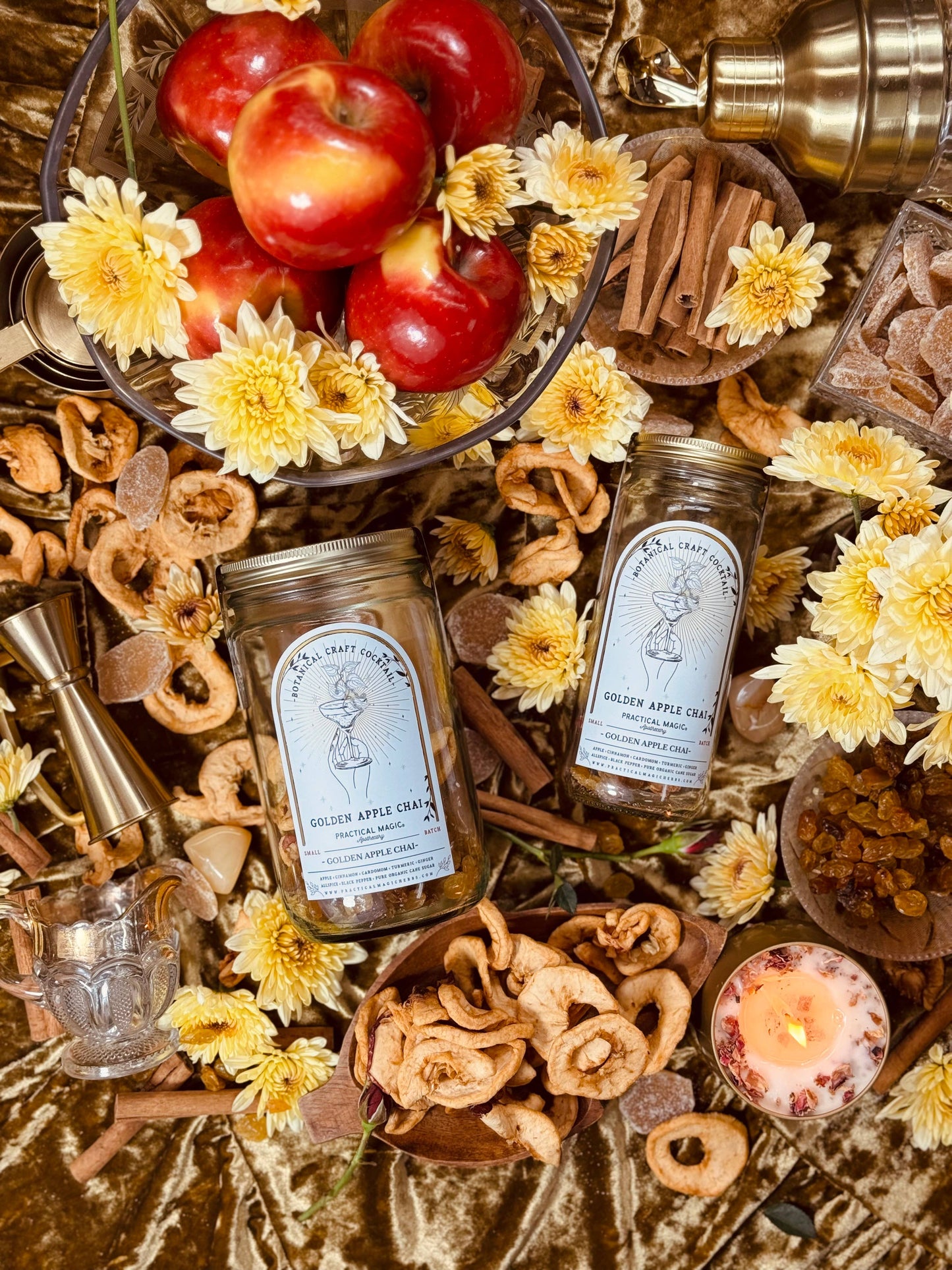 Golden Apple Chai Craft Cocktail Infusion