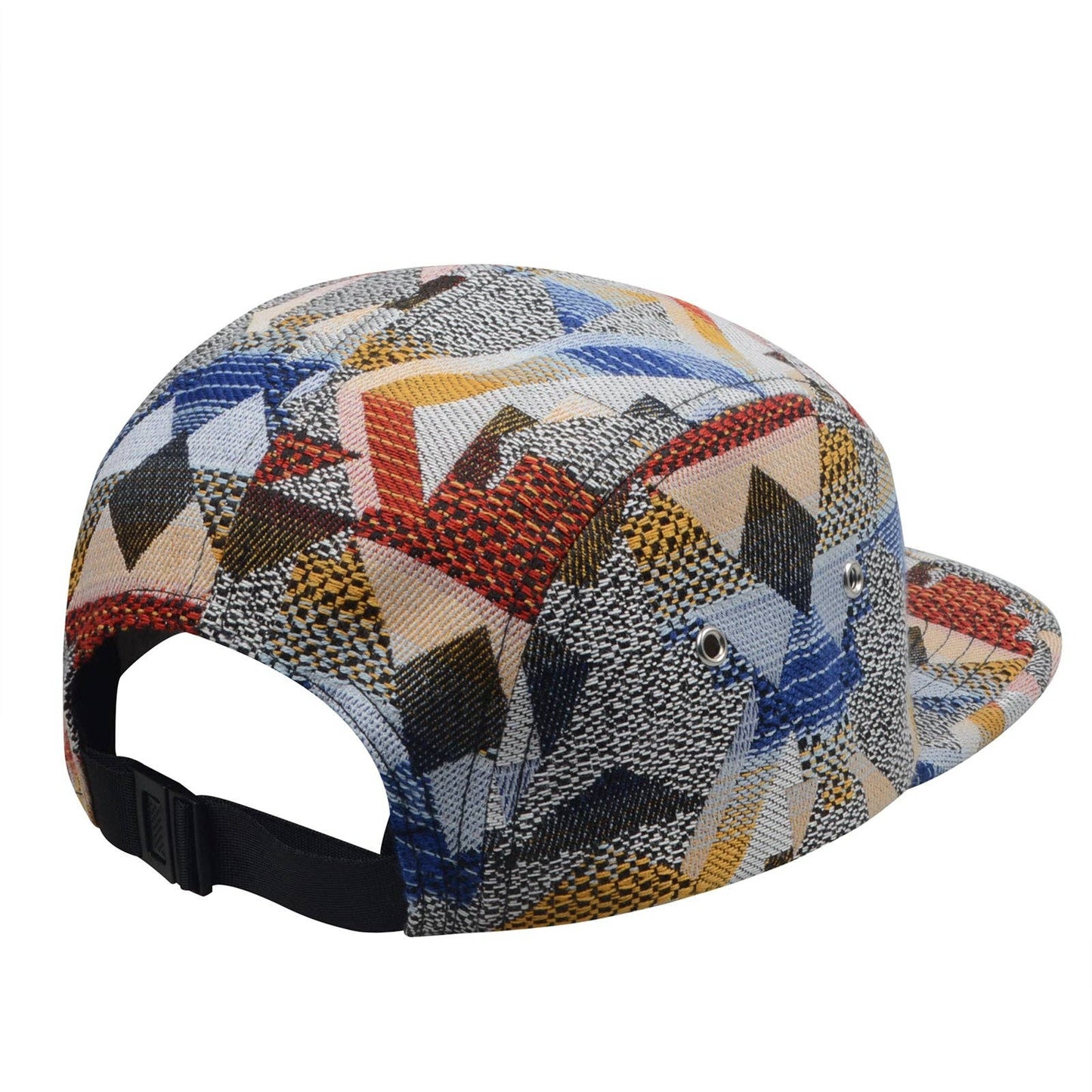 Patchwork Jacquard 5-Panel Hat