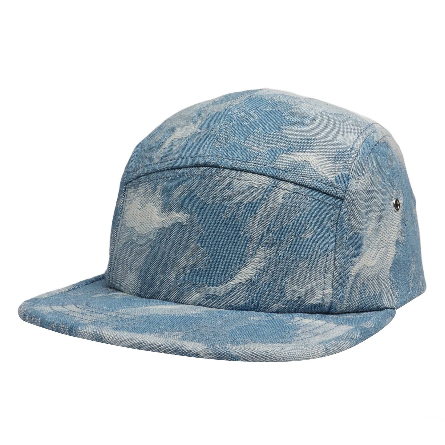 Washed Denim 5-Panel Hat