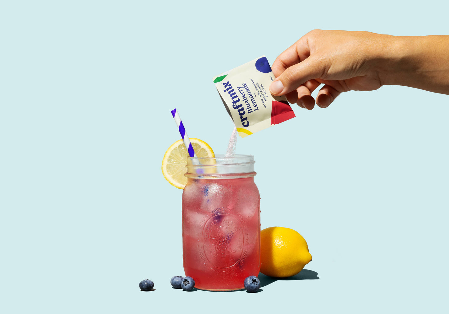 Blueberry Lemonade Cocktail / Mocktail Mixer\