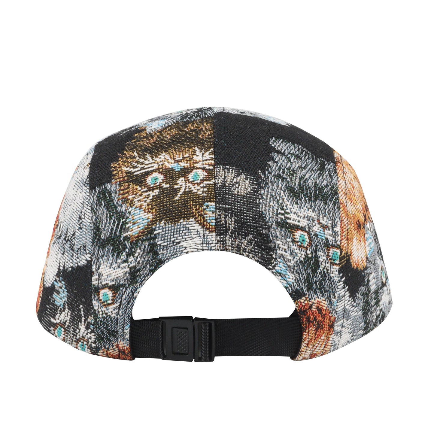 Unique Cat Jacquard 5-Panel Hat