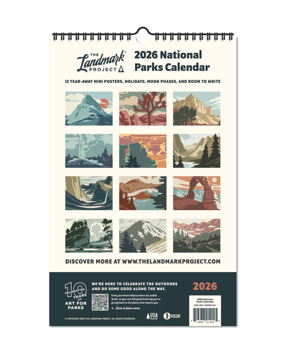 2026 National Parks Calendar