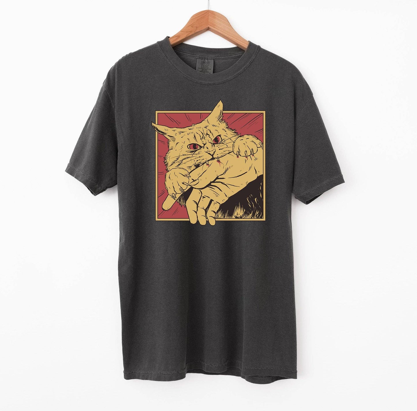 Cat Bite Manga T-Shirt