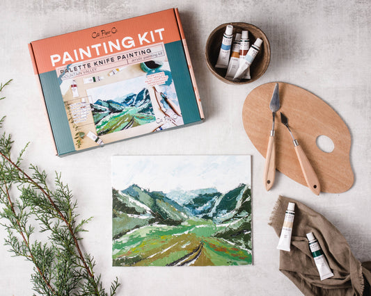 Mountain Valley Knife Painting Kit