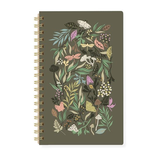 Garden at Dusk Spiral Journal