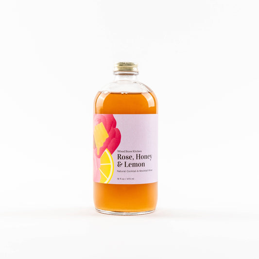Rose Honey Lemon Cocktail and Mocktail Mixer
