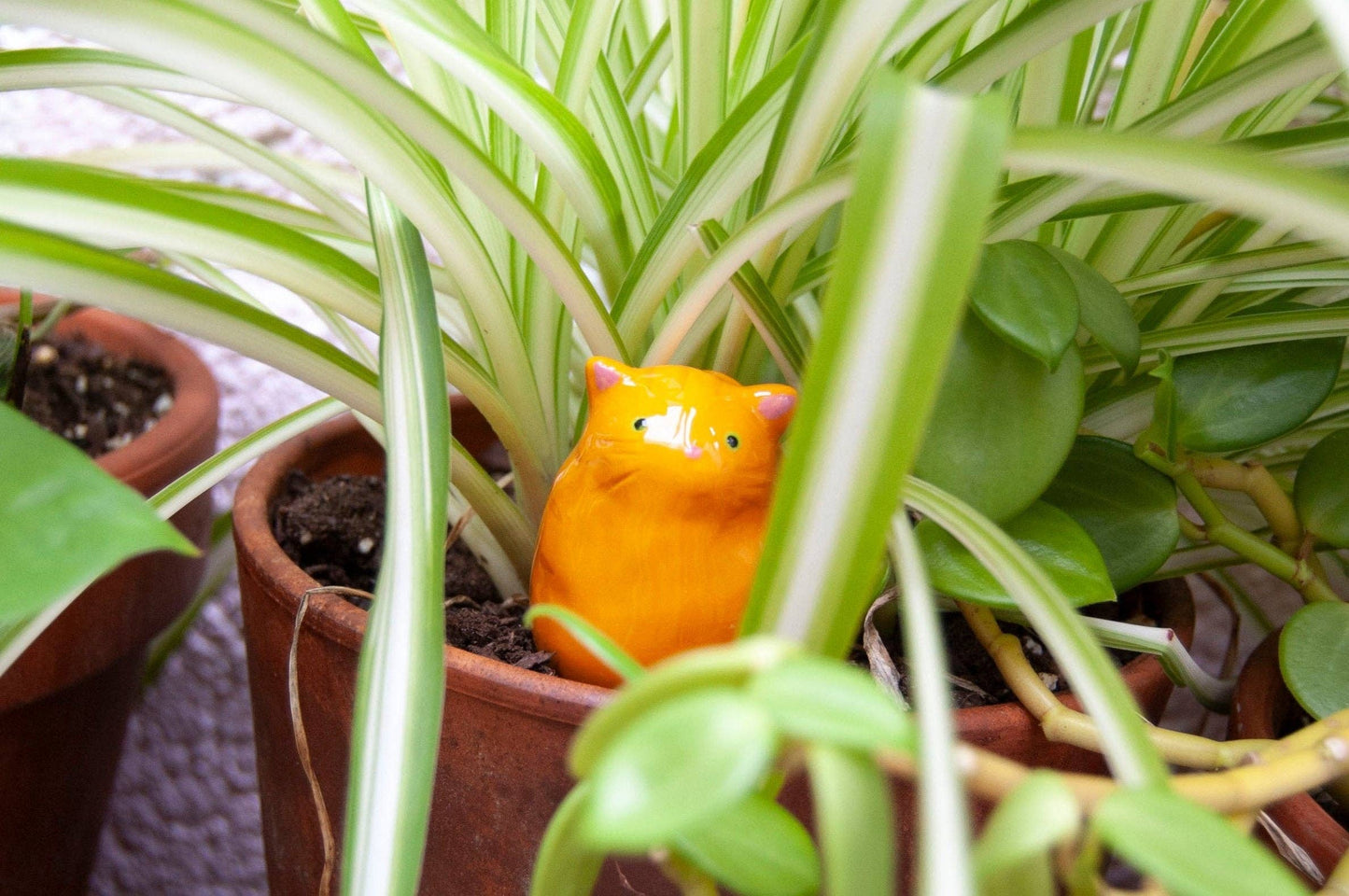Stoneware Cat (Tuxedo/Spotted/Orange)