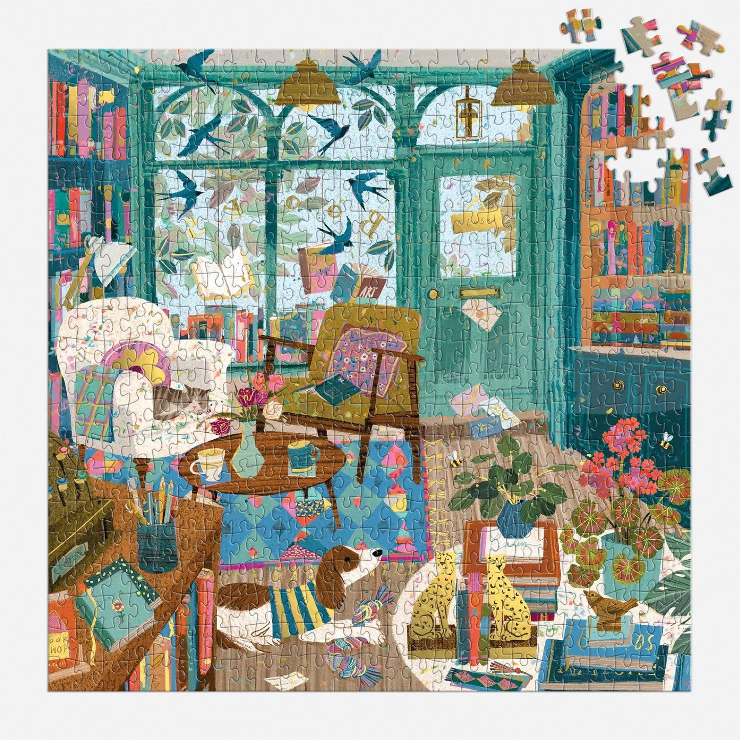 Bookshop Afternoon 500 Piece Foil Puzzle