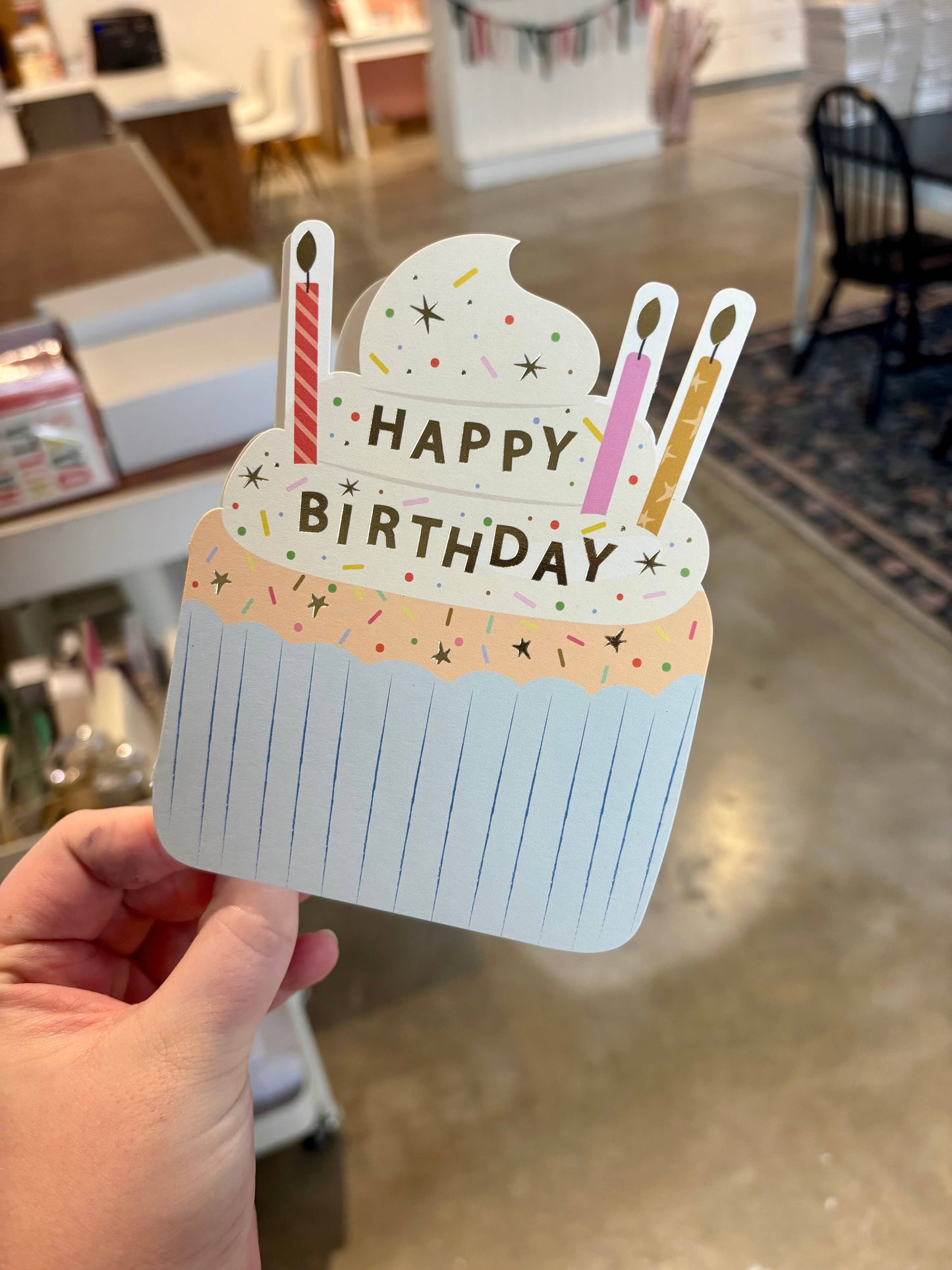 Birthday Cupcake Greeting Card