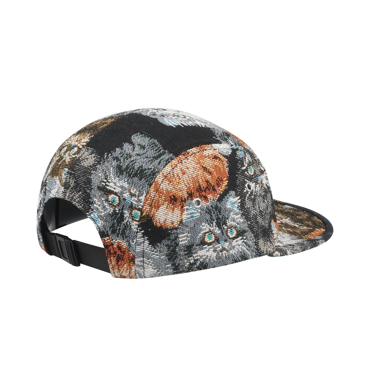 Unique Cat Jacquard 5-Panel Hat