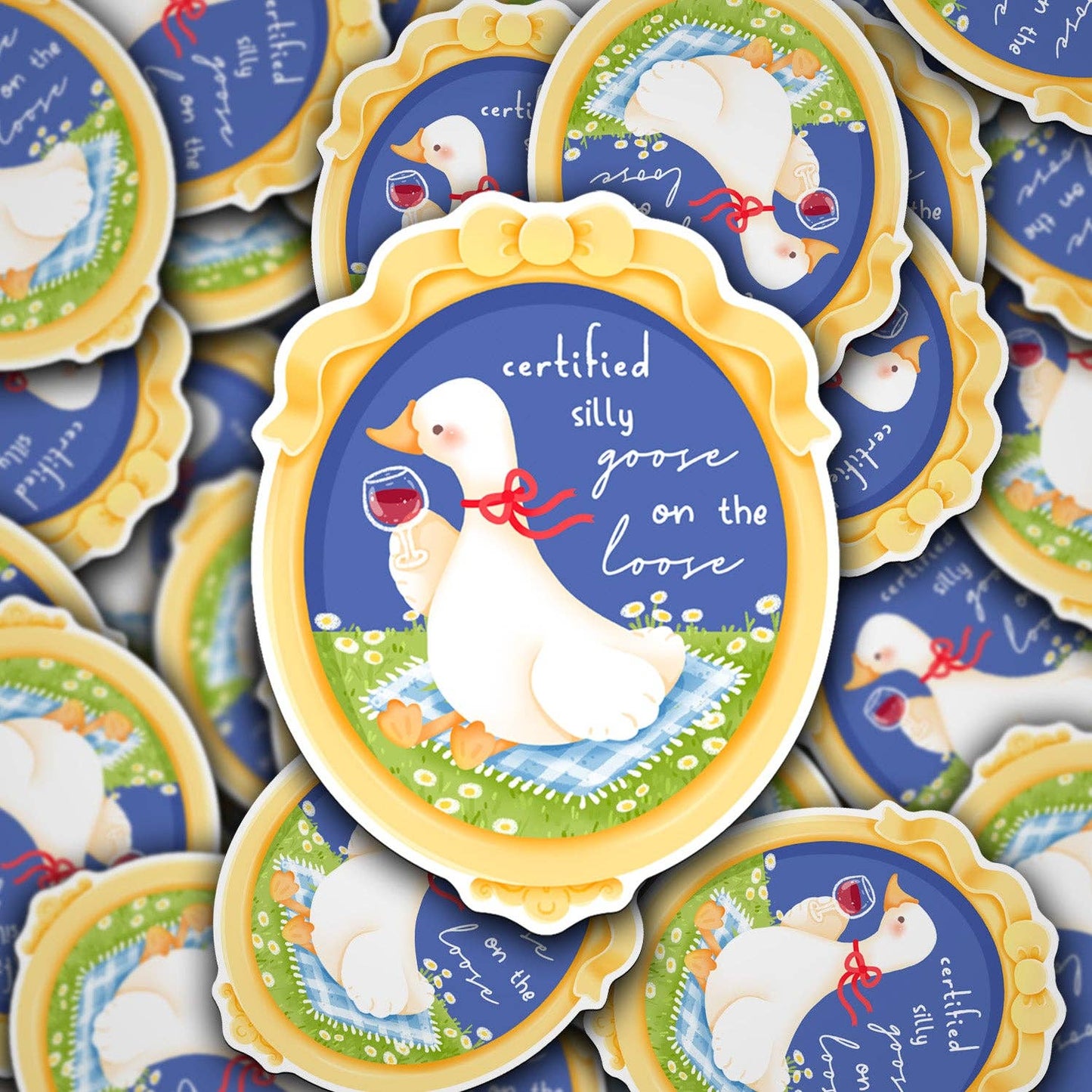 Silly Goose On The Loose Sticker