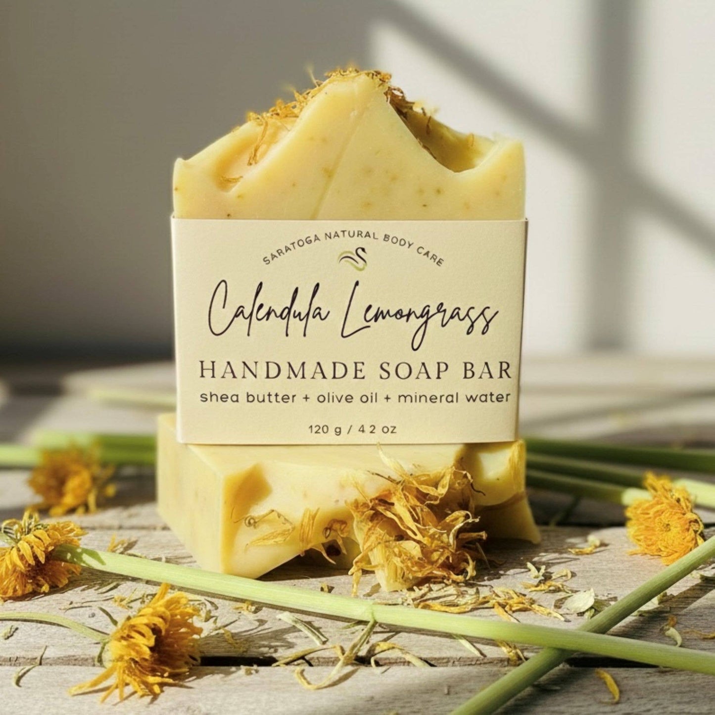 Calendula Lemongrass Handmade Soap Bar