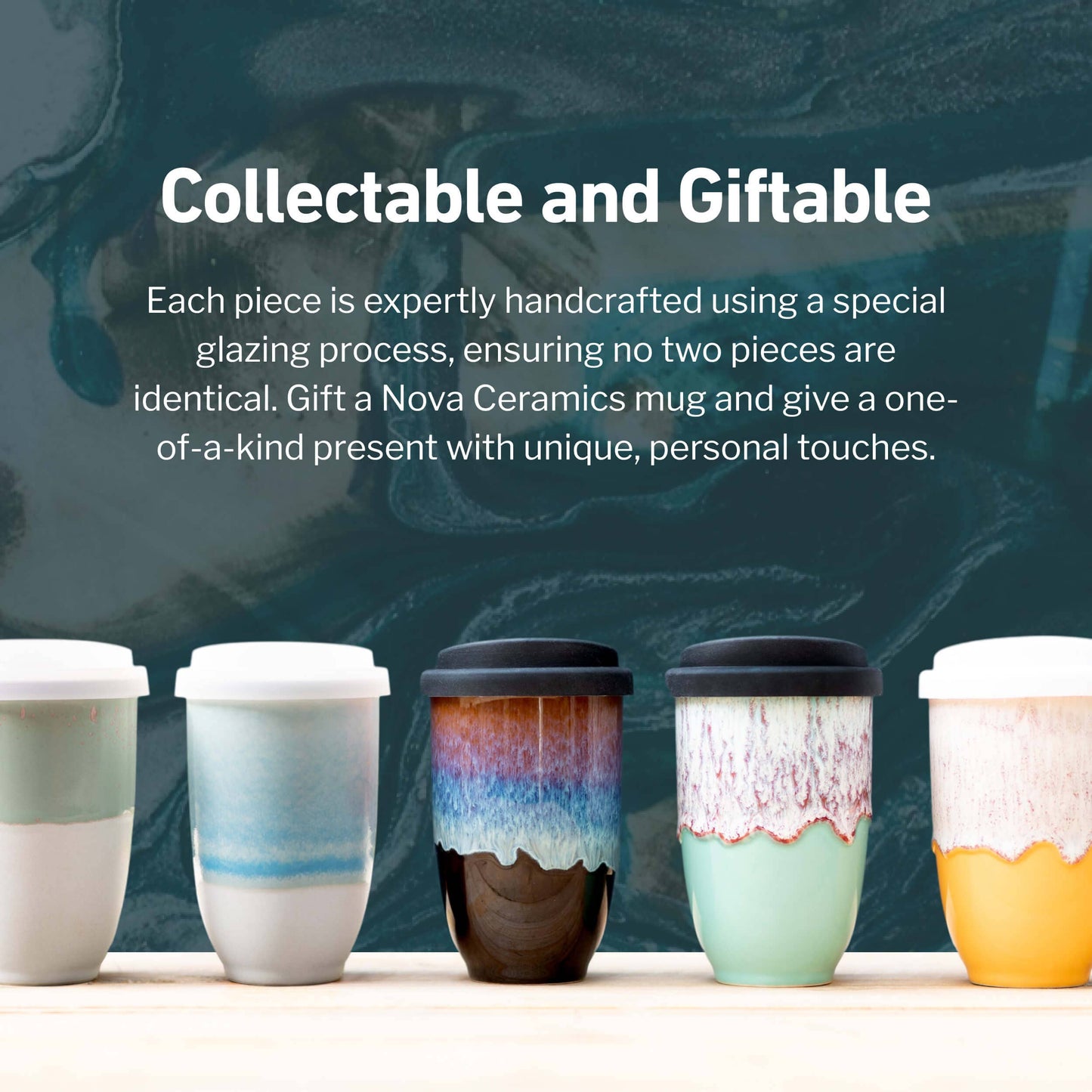 12oz Ceramic Travel Mug