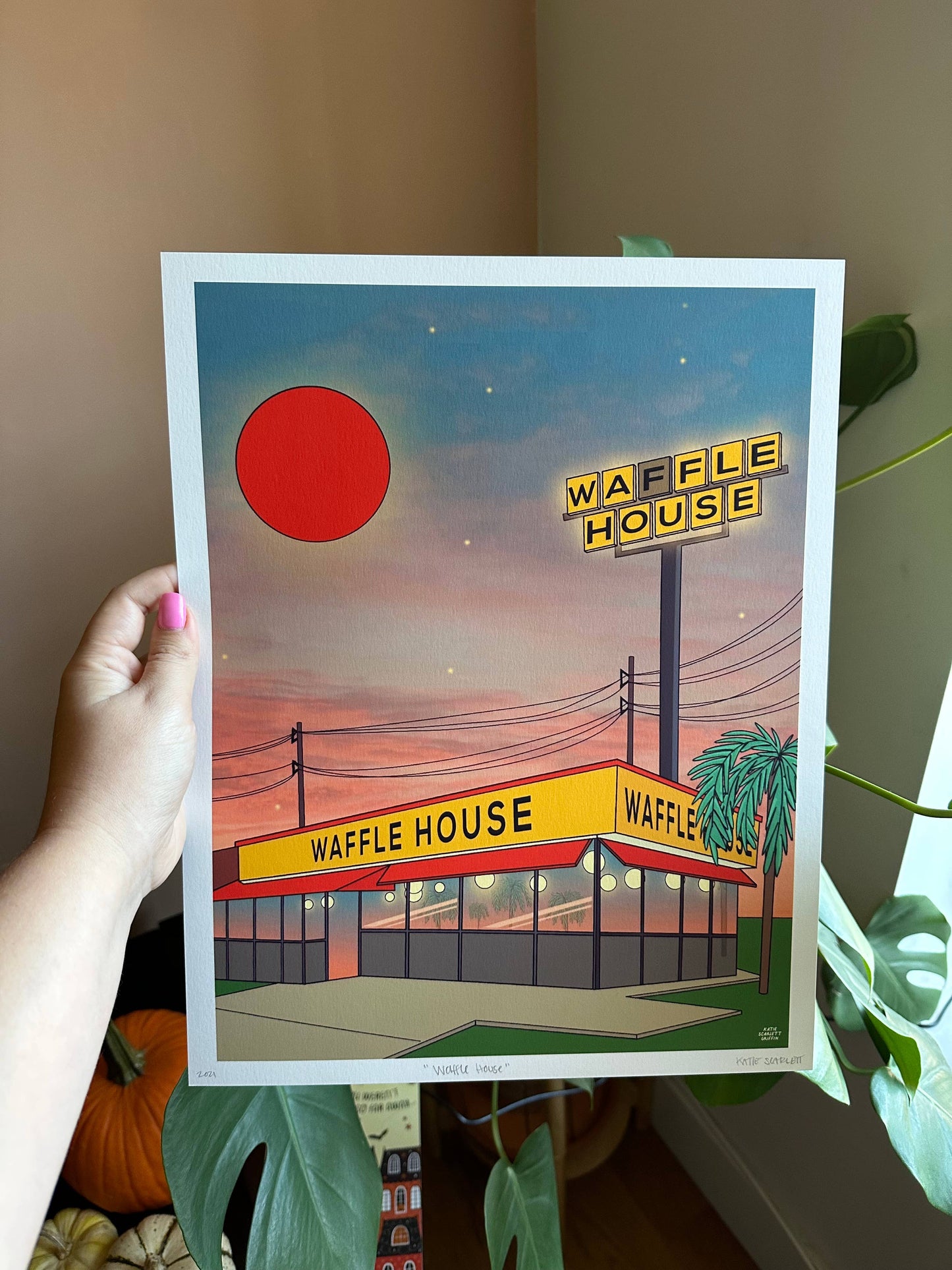 Waffle House Print
