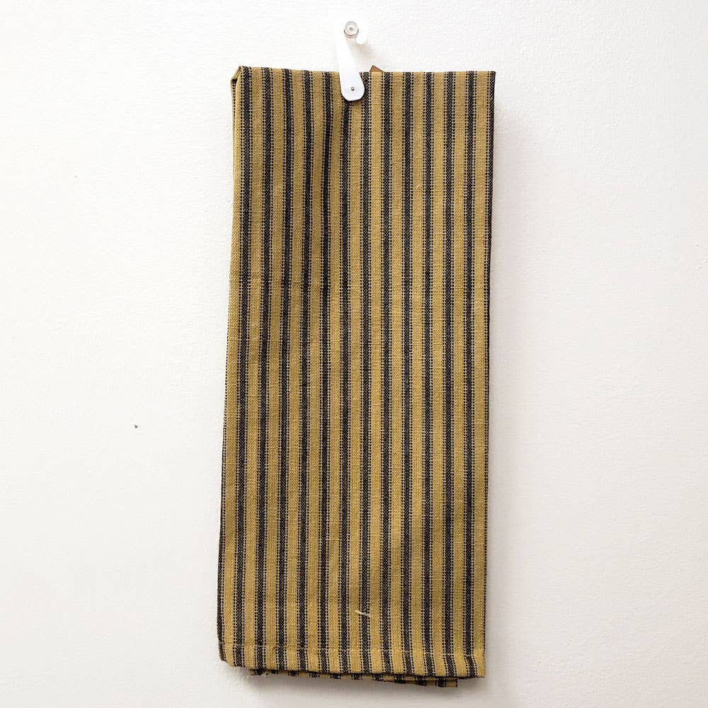 Black Ticking Kitchen Towel