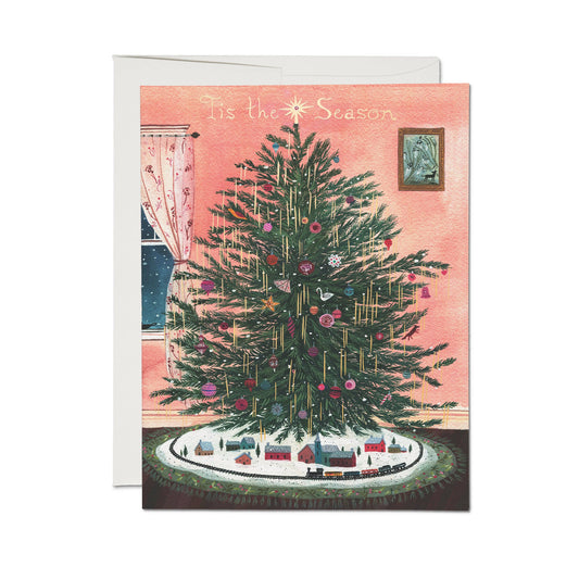 Tinsel Tree Holiday Card