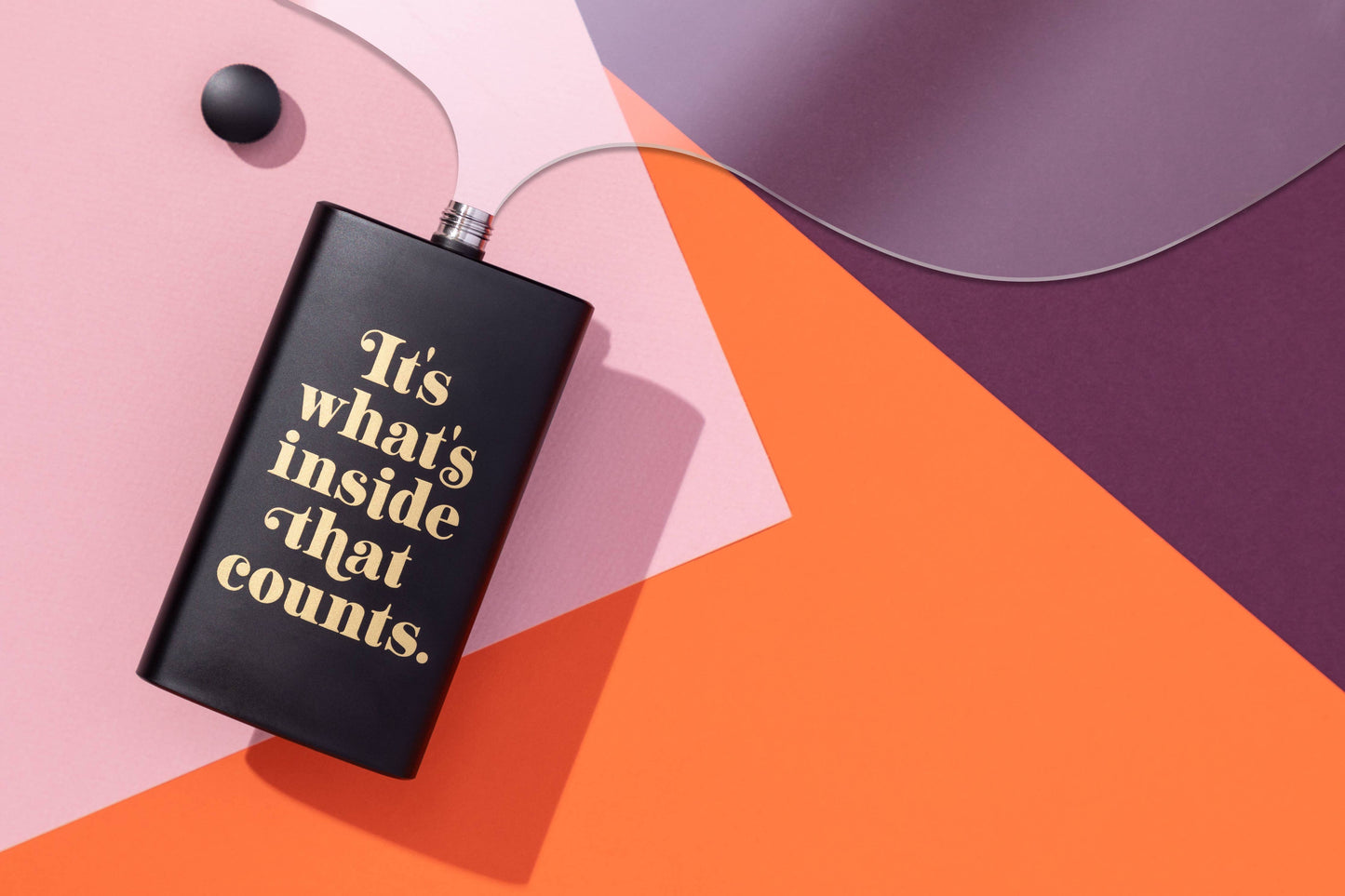 It's What's Inside That Counts Pocket Flask