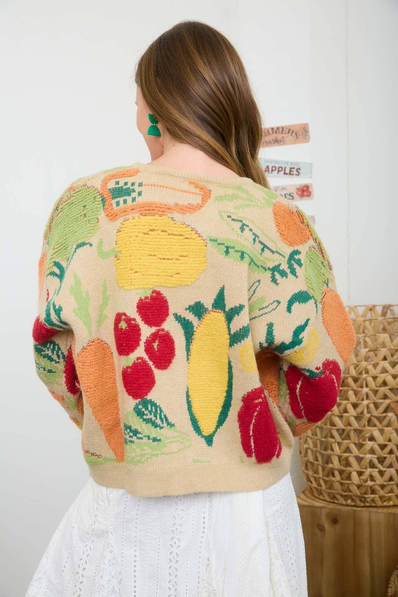 Farmer's Market Veggie Cardigan