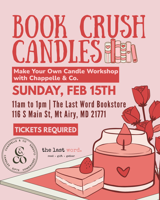 Book Crush Candle Making Experience