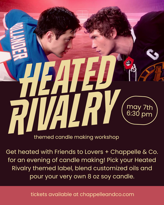 Heated Rivalry Themed Candle Making Experience