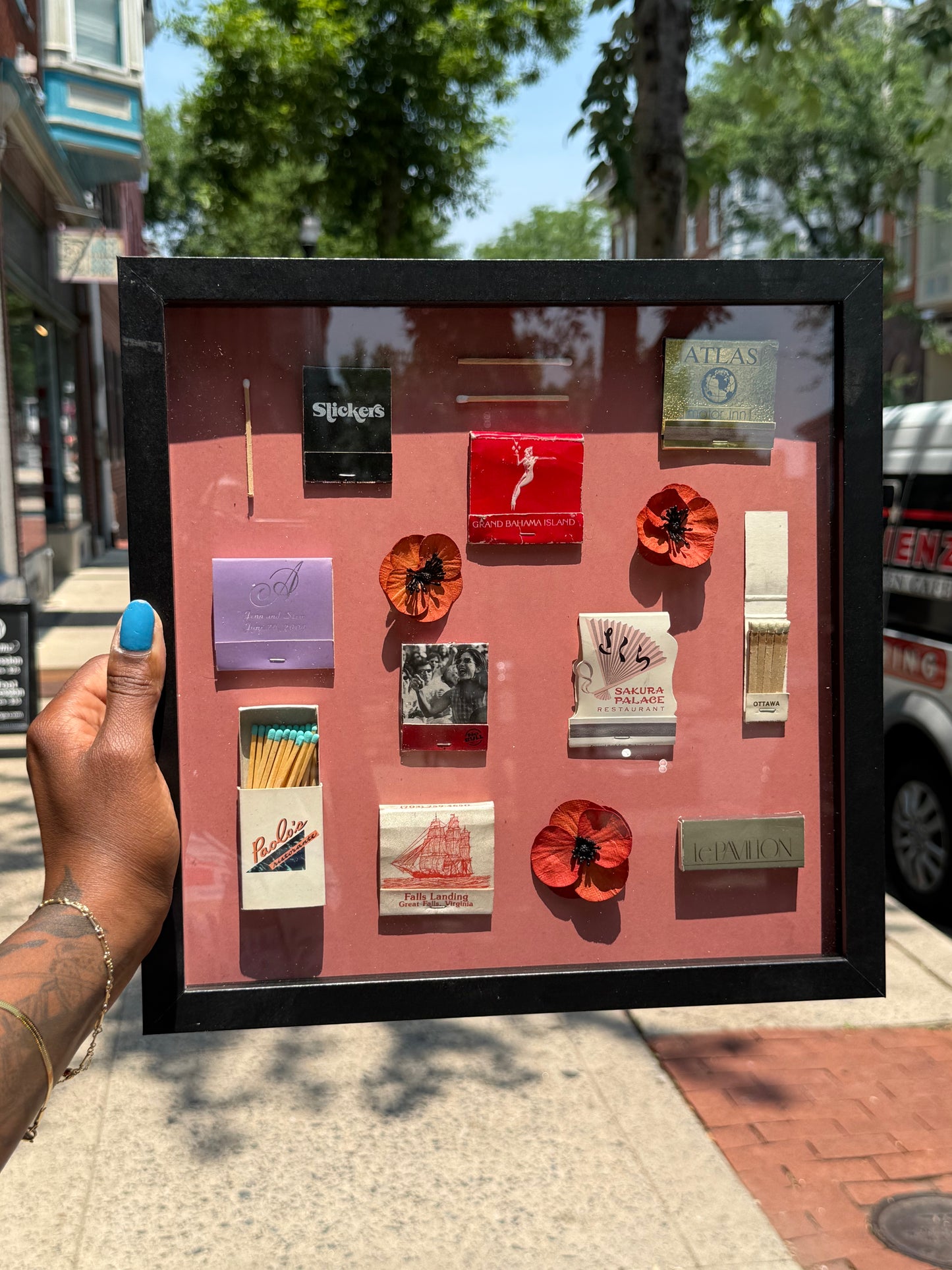 Vintage Matchbook Shadow Box Workshop