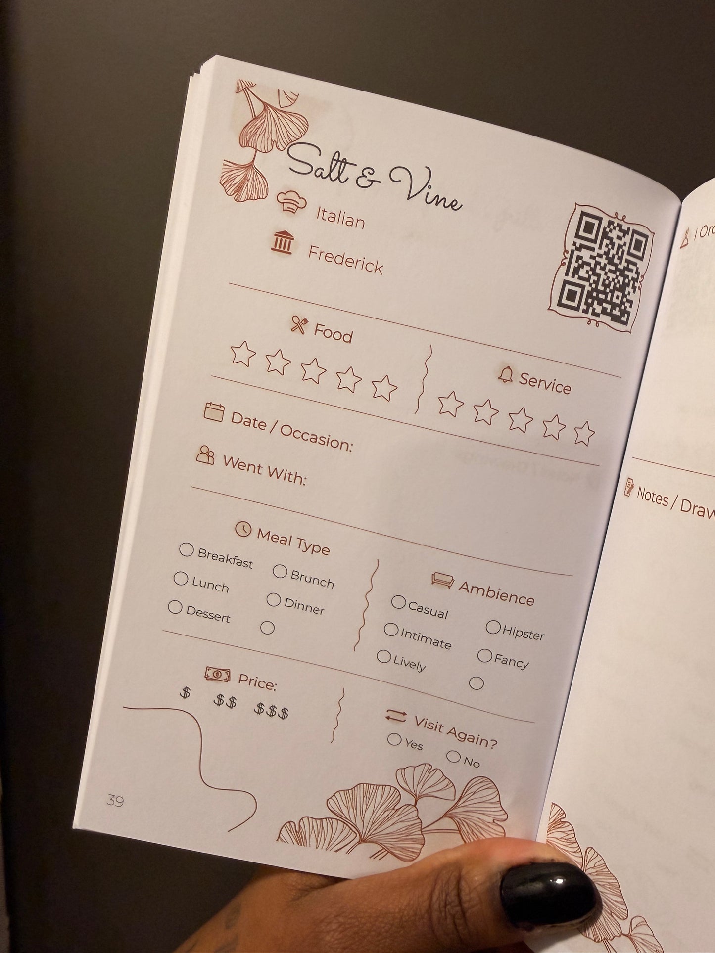 Frederick Restaurant Passport