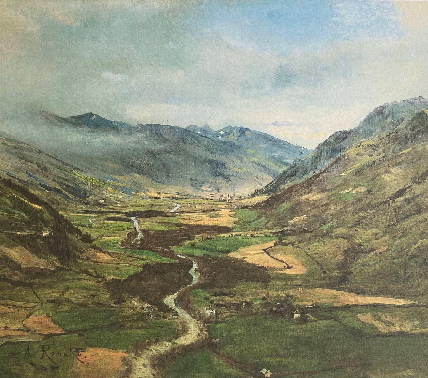 Green Valley Antique Landscape